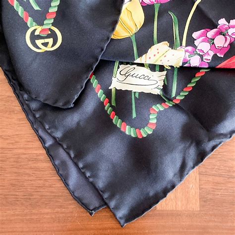 gucci scarf replica|vintage gucci silk scarf.